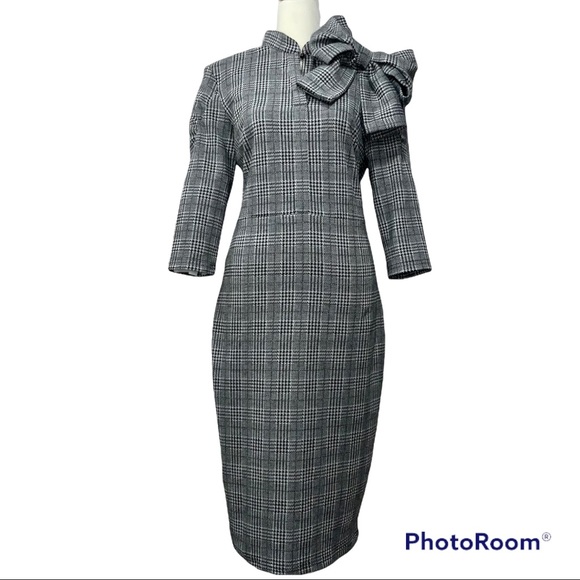 Vintage Inspired Sultry Sheath with Detachable Bow Vfemage Vfshow Size Medium - Picture 2 of 7